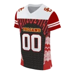 customized usc trojans tire arrows red black white jersey best selling