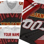 customized usc trojans tire arrows red black white jersey best selling