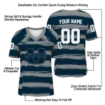 customized utah state aggies art stripe navy jersey best selling