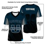 customized utah state aggies halftone flow navy black jersey best selling