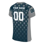 customized utah state aggies stacked rectangle navy jersey best selling