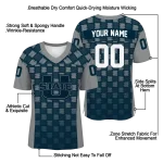 customized utah state aggies stacked rectangle navy jersey best selling