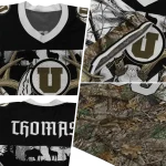 customized utah utes antler skull camouflage hunting jersey best selling