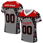 customized utah utes brushstroke xs gray black jersey best selling