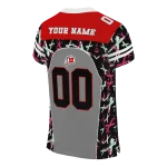 customized utah utes brushstroke xs gray black jersey best selling