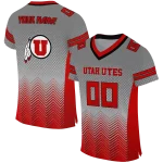 customized utah utes halftone sweep gray black jersey best selling