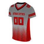 customized utah utes halftone sweep gray black jersey best selling