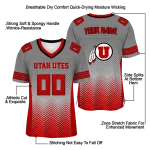 customized utah utes halftone sweep gray black jersey best selling