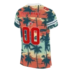 customized utah utes horizon palm sunset jersey best selling