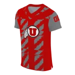customized utah utes stripe block red jersey best selling