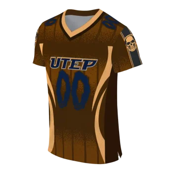 customized utep miners dynamic dots orange jersey fashion forward