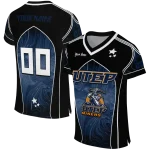 customized utep miners halftone slant blue black jersey best selling