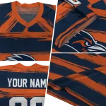 customized utsa roadrunners art stripe orange jersey best selling
