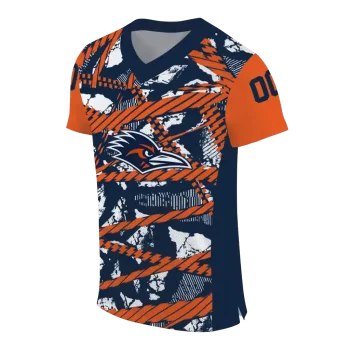 customized utsa roadrunners camo shatter orange jersey fashion forward