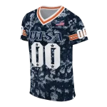 customized utsa roadrunners camouflage abstract orange jersey best selling