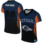 customized utsa roadrunners halftone flow orange black jersey best selling