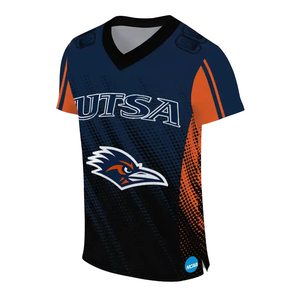 customized utsa roadrunners halftone flow orange black jersey fashion forward customized utsa roadrunners halftone flow orange black jersey fashion forward