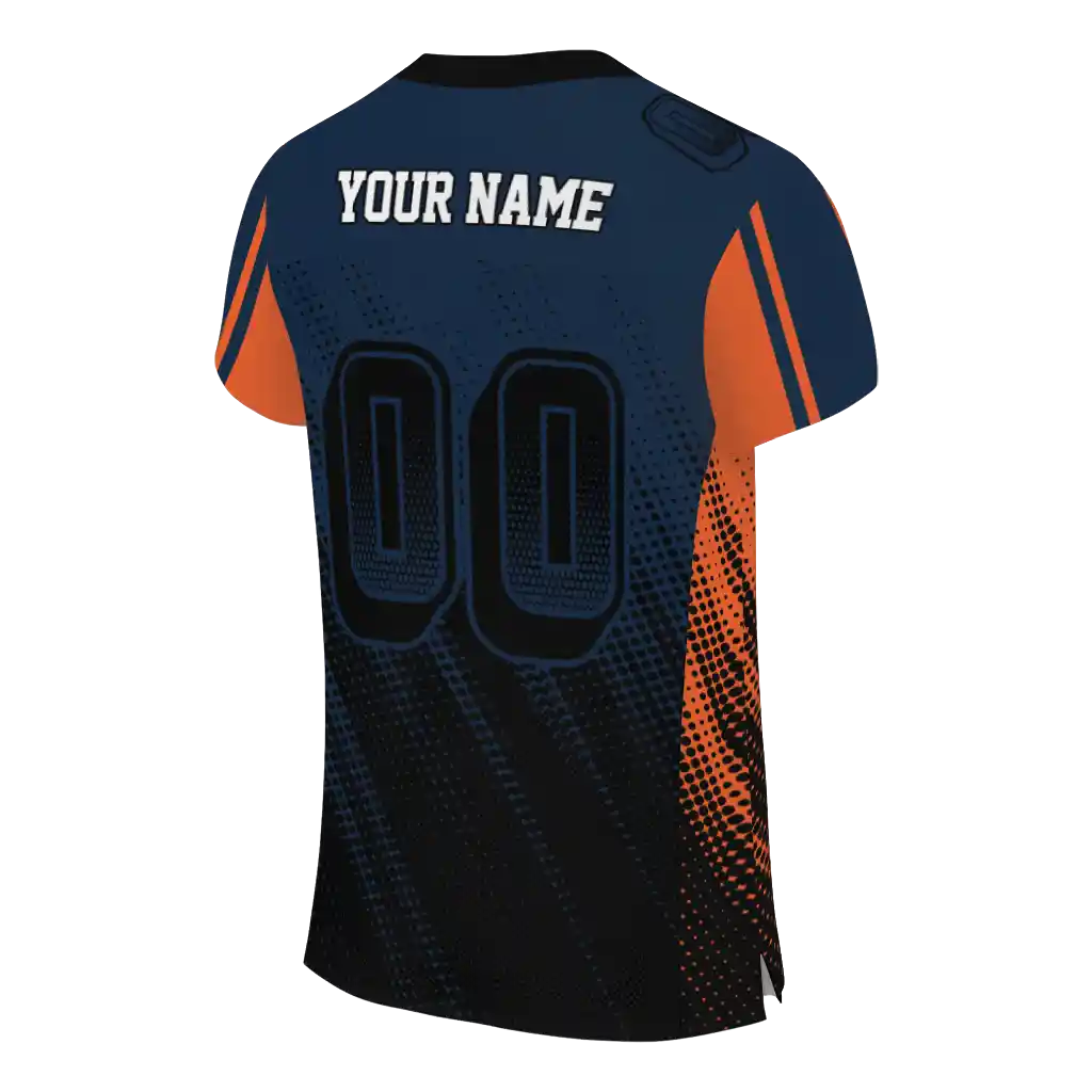 customized utsa roadrunners halftone flow orange black jersey high quality customized utsa roadrunners halftone flow orange black jersey high quality