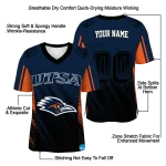 customized utsa roadrunners halftone flow orange black jersey best selling