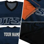 customized utsa roadrunners halftone flow orange black jersey best selling