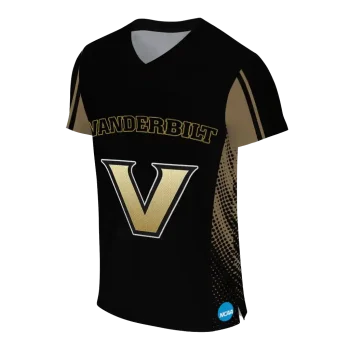 customized vanderbilt commodores halftone flow black jersey fashion forward