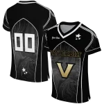 customized vanderbilt commodores halftone slant black jersey best selling