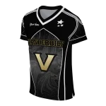 customized vanderbilt commodores halftone slant black jersey best selling