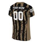 customized vanderbilt commodores stripe splatter black jersey best selling