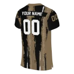 customized vanderbilt commodores striped texture black jersey best selling