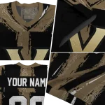 customized vanderbilt commodores striped texture black jersey best selling