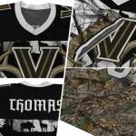 customized villanova wildcats antler skull camouflage hunting jersey best selling