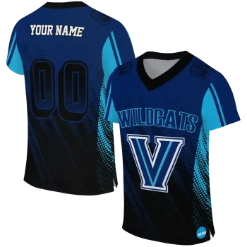 customized villanova wildcats halftone flow navy black jersey best selling