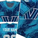 customized villanova wildcats rugged stripes navy jersey best selling
