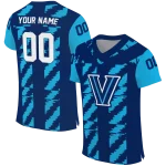 customized villanova wildcats stripe block navy jersey best selling