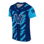 customized villanova wildcats stripe block navy jersey best selling