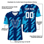 customized villanova wildcats stripe block navy jersey best selling