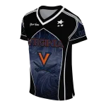 customized virginia cavaliers halftone slant blue black jersey best selling
