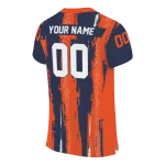 customized virginia cavaliers striped texture blue jersey best selling