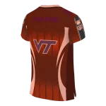 customized virginia tech hokies dynamic dots orange jersey best selling