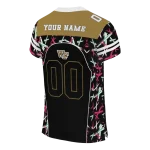 customized wake forest demon deacons brushstroke xs black jersey best selling