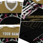 customized wake forest demon deacons brushstroke xs black jersey best selling