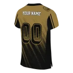 customized wake forest demon deacons halftone flow gold black jersey best selling