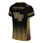 customized wake forest demon deacons halftone sweep black jersey best selling