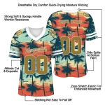 customized wake forest demon deacons horizon palm sunset jersey best selling