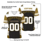 customized wake forest demon deacons tire arrows gold black white jersey best selling