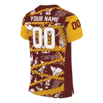 customized washington commanders camo shatter burgundy jersey best selling