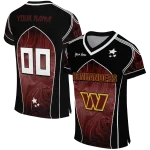 customized washington commanders halftone slant burgundy black jersey best selling
