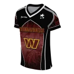 customized washington commanders halftone slant burgundy black jersey best selling