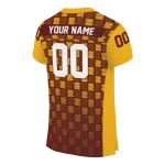 customized washington commanders stacked rectangle burgundy jersey best selling