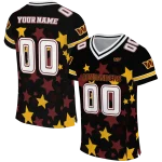 customized washington commanders star cluster black jersey best selling